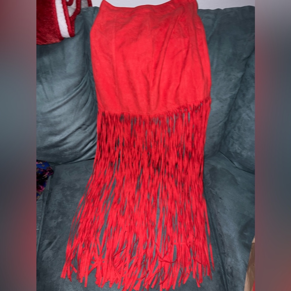 H&M Fringe Skirt